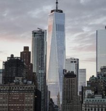 new york, city, skyline, usa, architecture, nyc, skyscrapers, evening, sundown, new york, new york, new york, new york, new york, usa